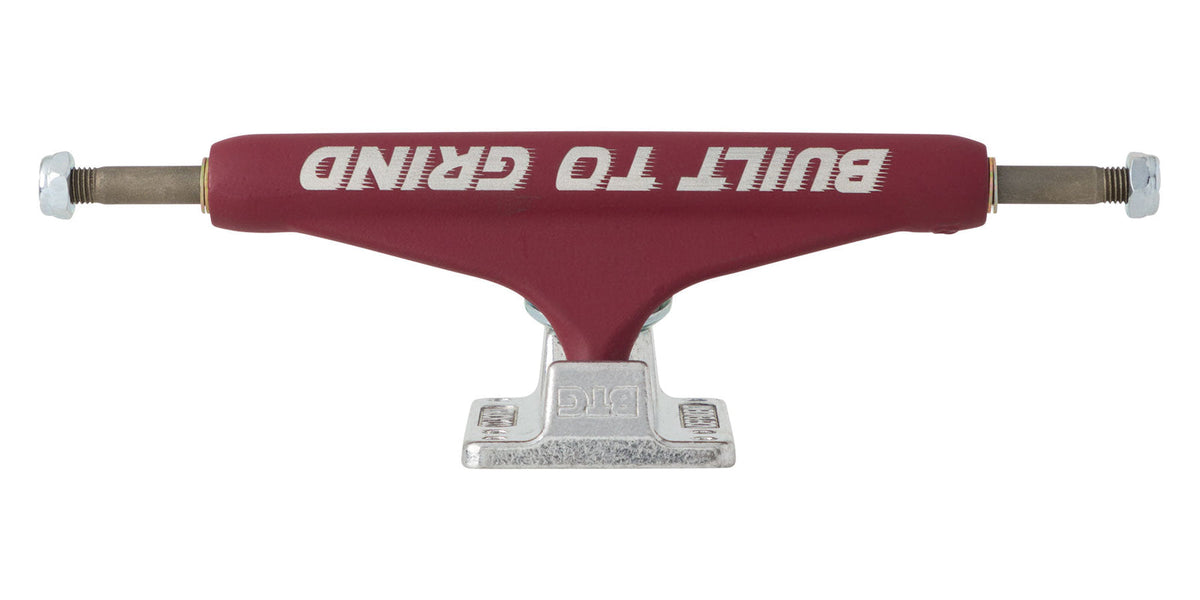 Independent Stage 11 BTG Speed Burgundy Silver Skateboard Trucks (Set of 2)