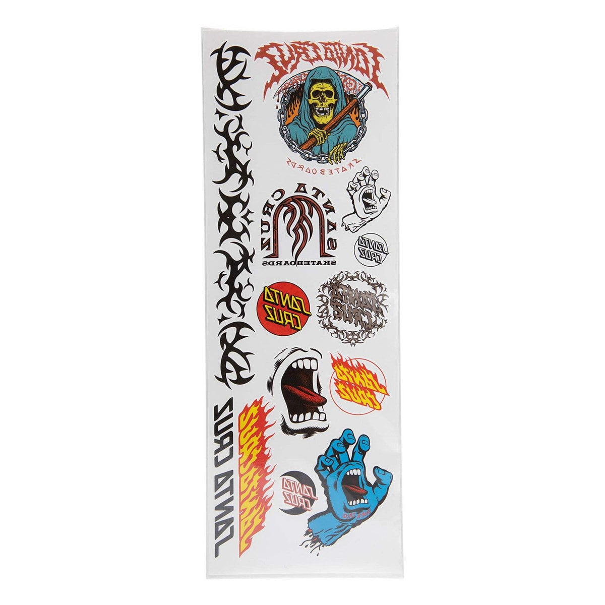 Santa Cruz Tatted Temporary Tattoo Set