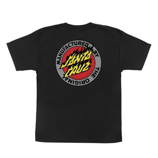 Santa Cruz Flamed Mfg Dot Youth T-Shirt