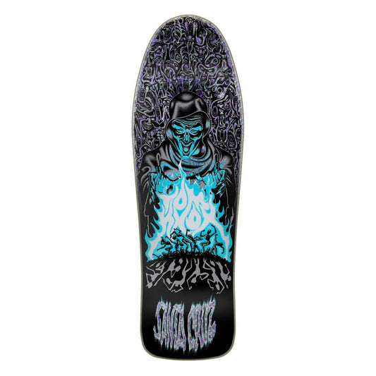Santa Cruz Tom Knox "Firepit" Silver Kaleidoscope 10.07" Reissue Skateboard Deck