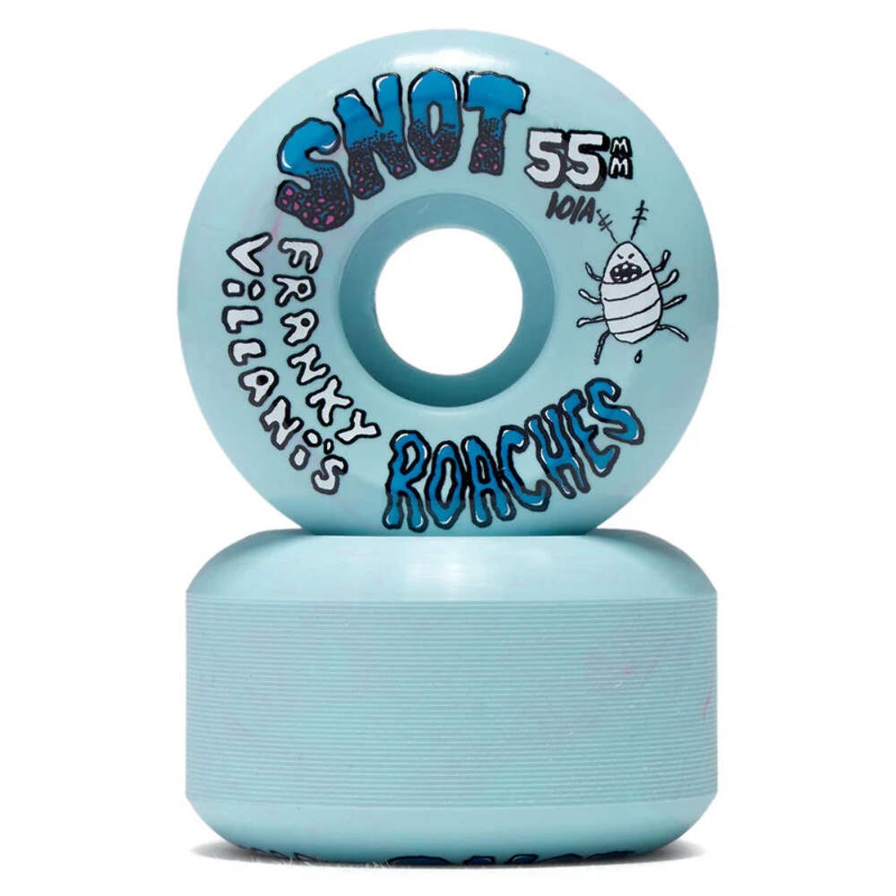 Snot Franky Villani Roaches Ice Blue 55mm 101A Skateboard Wheels
