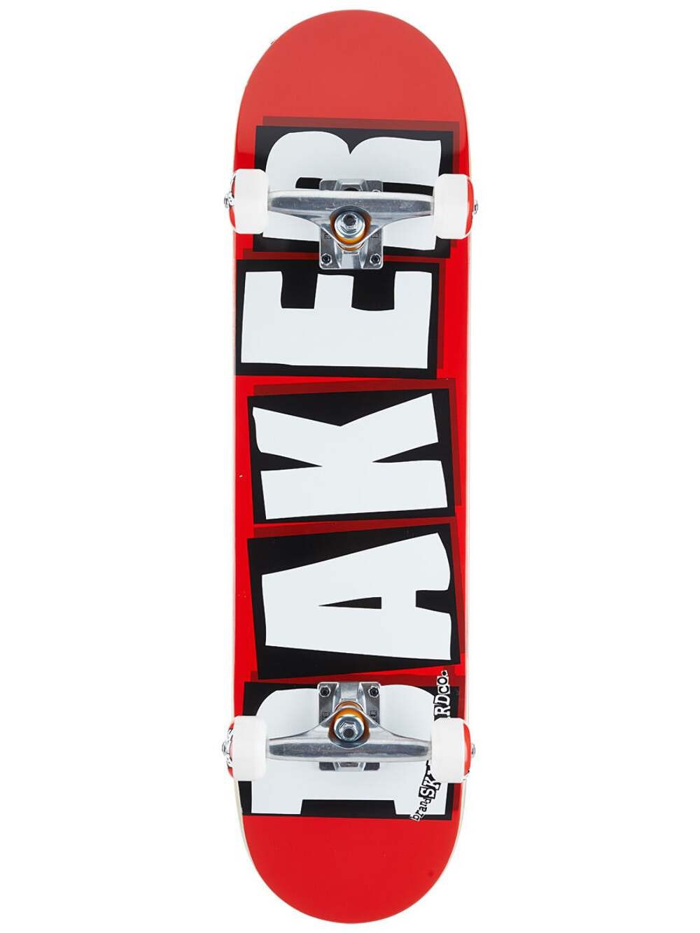 Baker Brand Logo White 7.75" Complete Skateboard