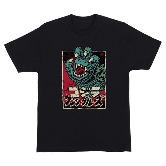 Santa Cruz X Godzilla Hand Front T-Shirt