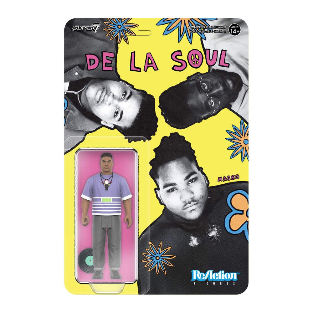 Super7 X De La Soul Vincent, Kelvin, And David (Me, Myself & I) 3 Pk Reaction Fi