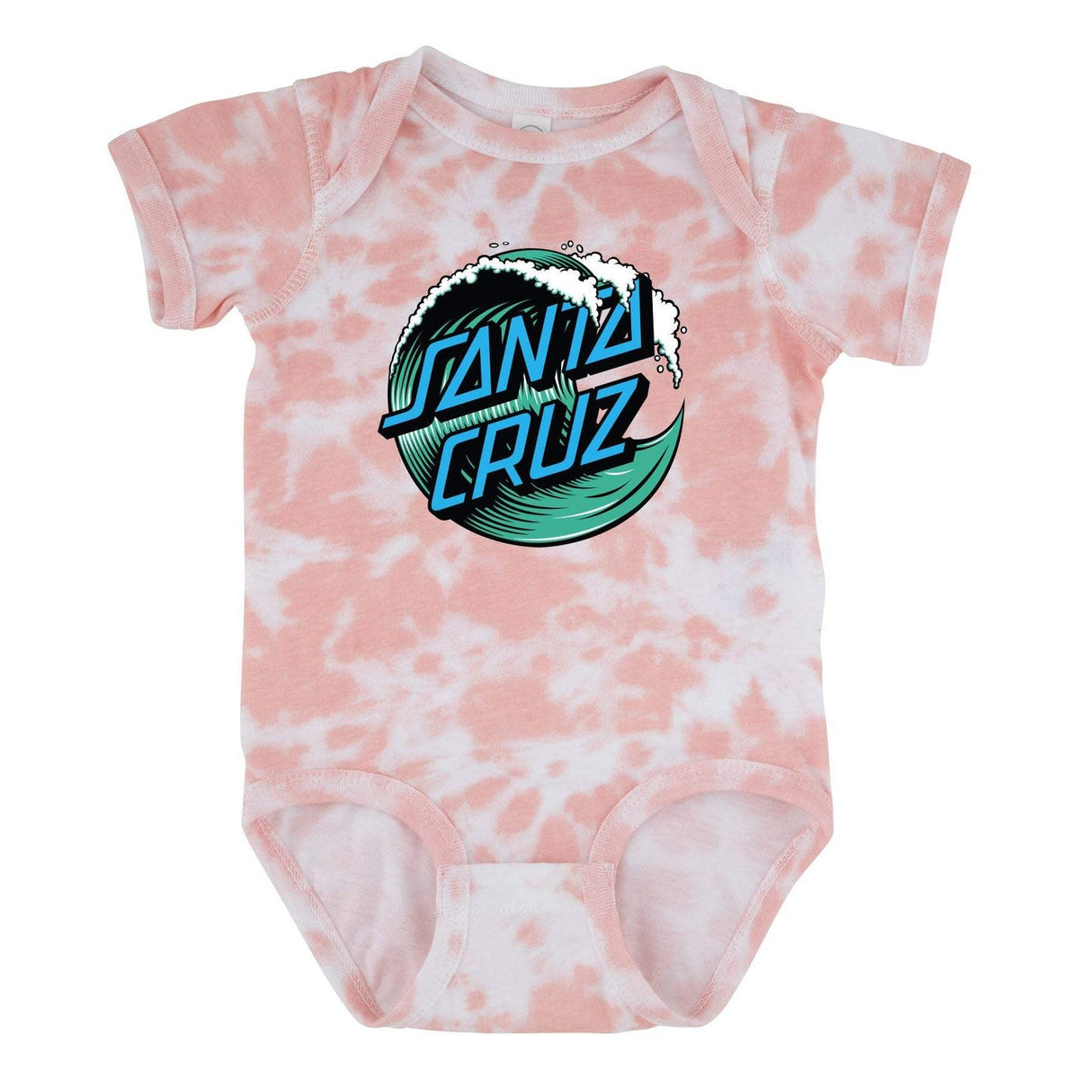 Santa Cruz Wave Dot Front S/S One Piece T-Shirt Infant Onsie