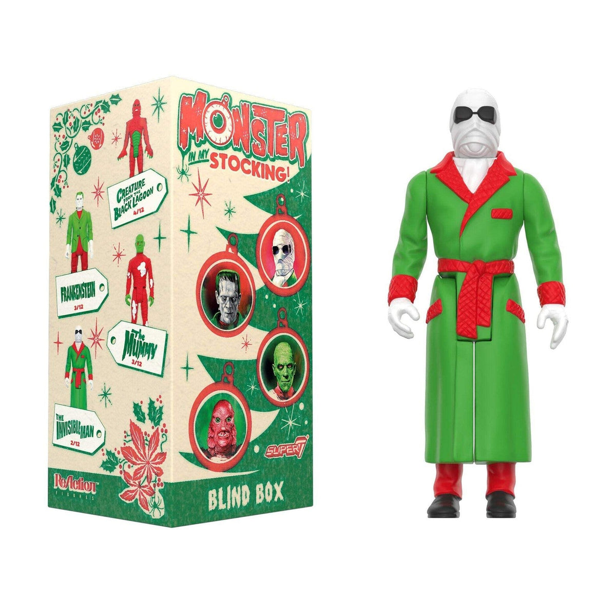 Super7 X Universal Monsters - Monster In My Stocking - Blind Box Flat