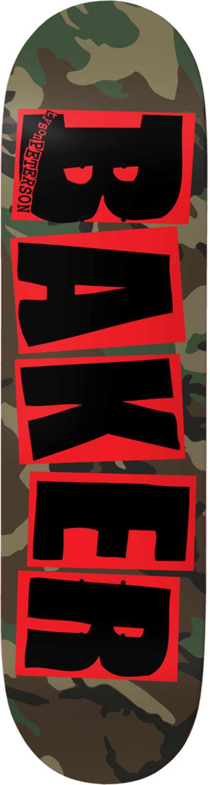 Baker Tyson Peterson Camo 8.25" Skateboard Deck