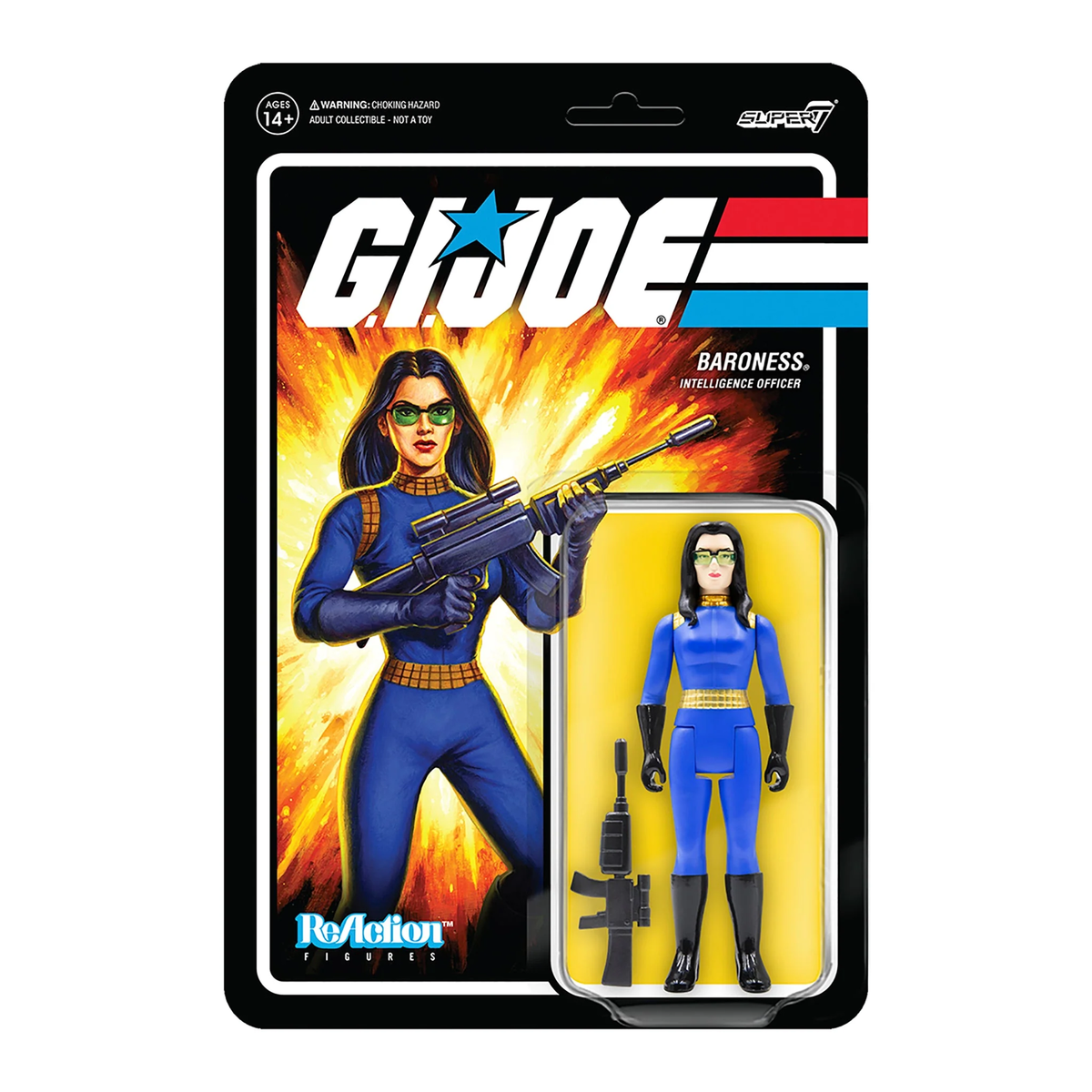 Super7 X G.I. Joe Baroness Wave 1 Reaction Figure