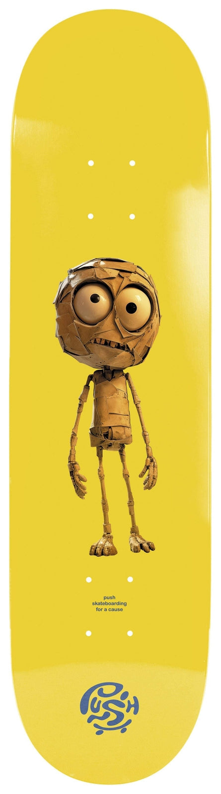 Push "Plywood Guy" 7.25" In-Complete Skateboard