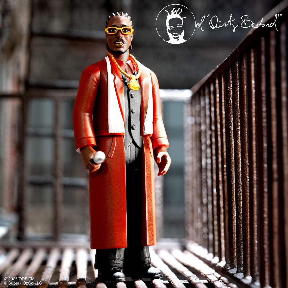 Super7 X Odb Ol' Dirty Bastard (For The Children) Reaction Figure
