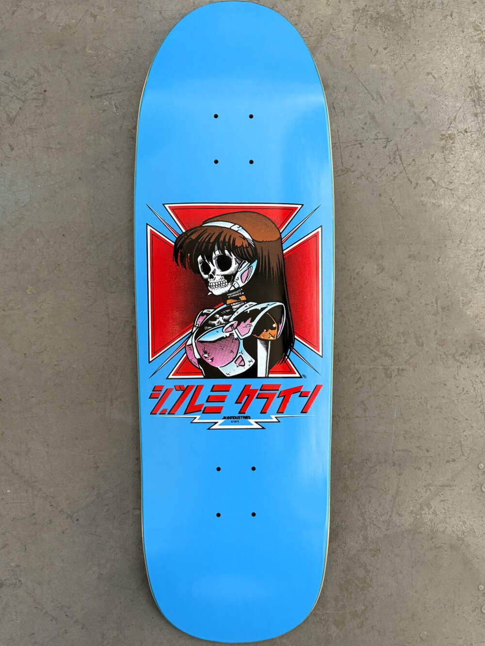 JK Industries X Tony Hawk OG Dream Girl Blue 9.5" Skateboard Deck
