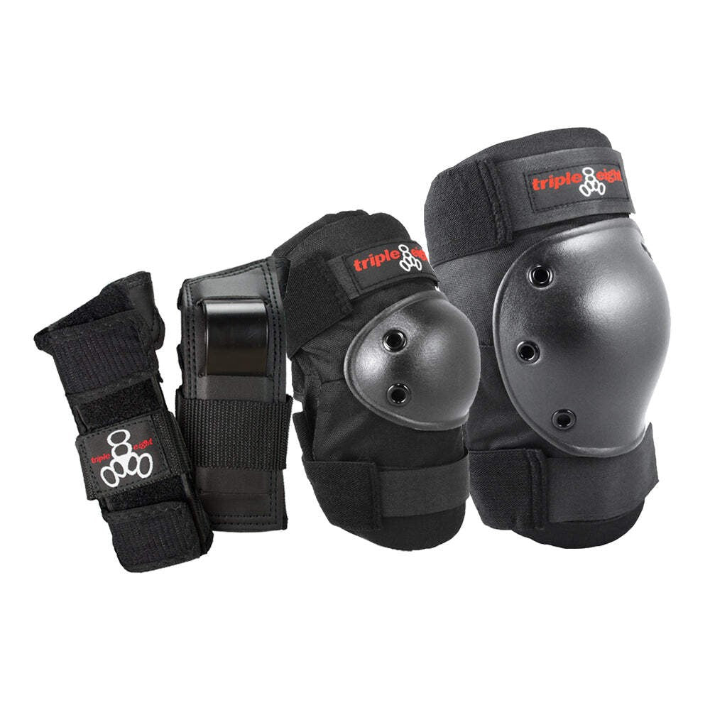 Triple Eight Saver Series 3-Pack Wrist Guards / Elbow Pads / Knee Pads