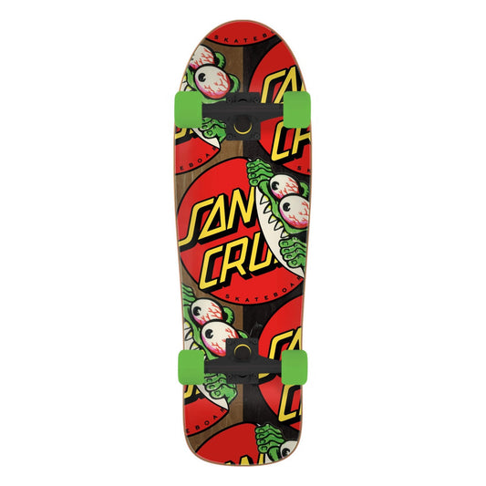 Santa Cruz Beware Dot 9.7" Shaped Complete Skateboard