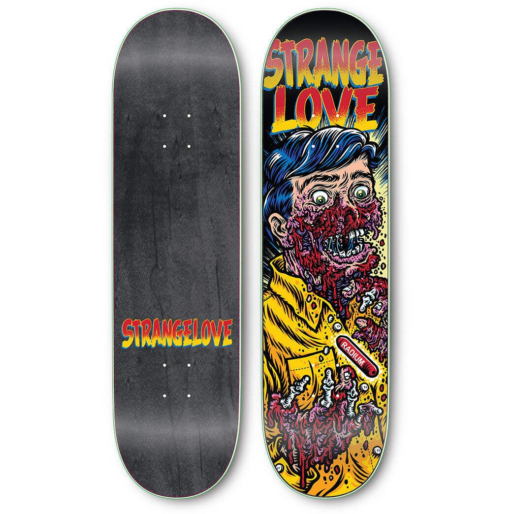 Strangelove Radium 8.5" Skateboard Deck By Todd Bratrud