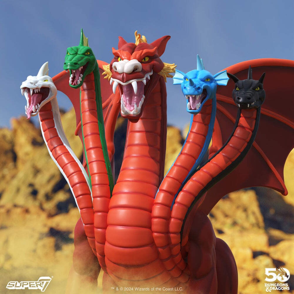 Super7 X Dungeons And Dragons Ultimates Tiamat Queen Of Evil Dragons