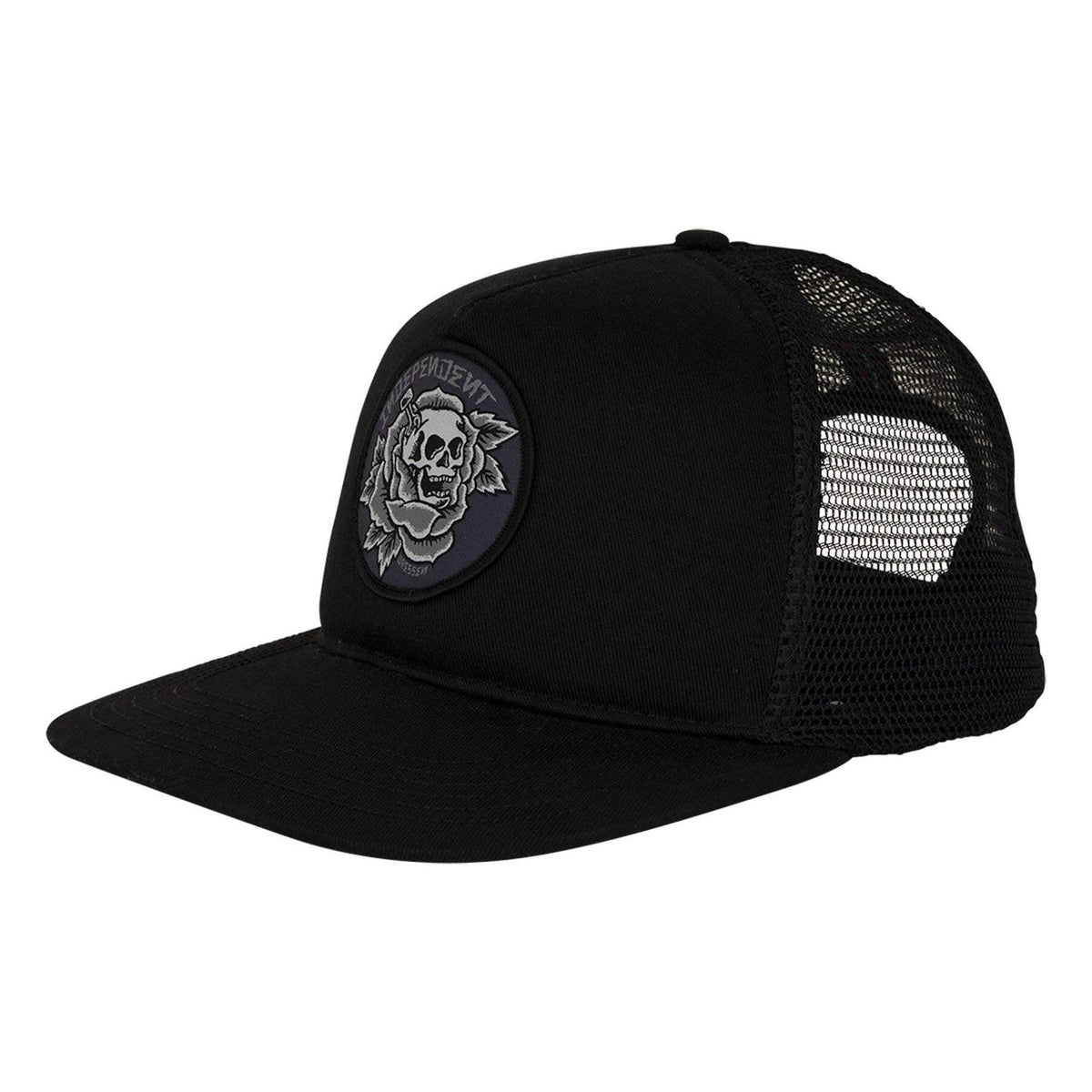 Independent Dressen Skull Rose Snapback Structured Hat