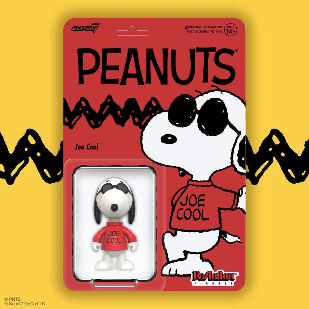Super7 X Peanuts - Snoopy (Joe Cool) - Wave 8 Reaction Figure