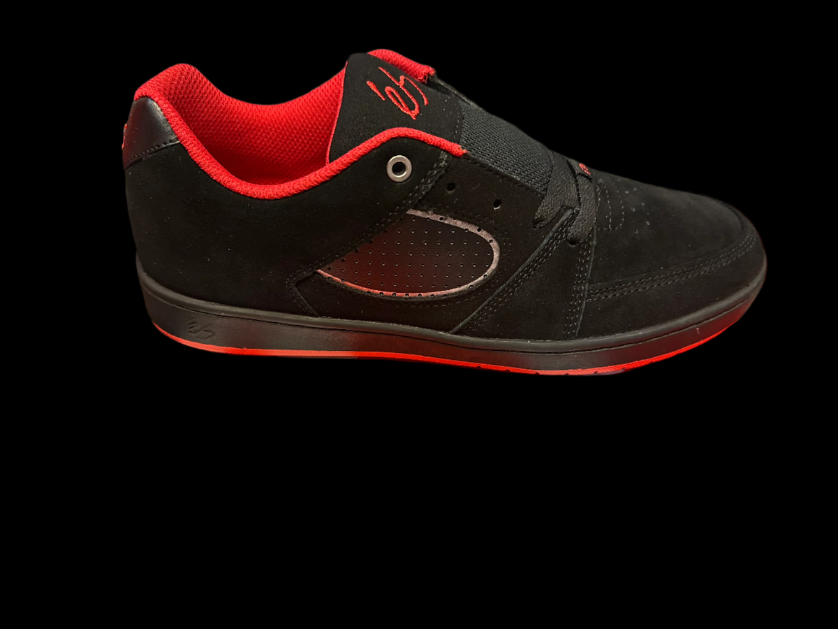 Es Accel Slim Black/Silver Skate Shoes
