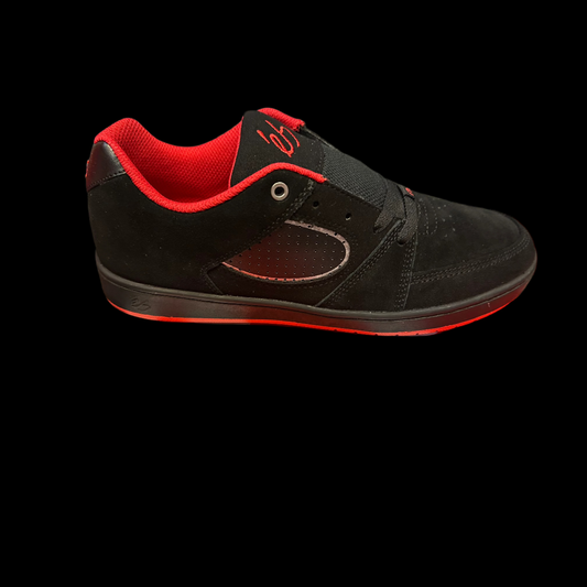 Es Accel Slim Black/Silver Skate Shoes