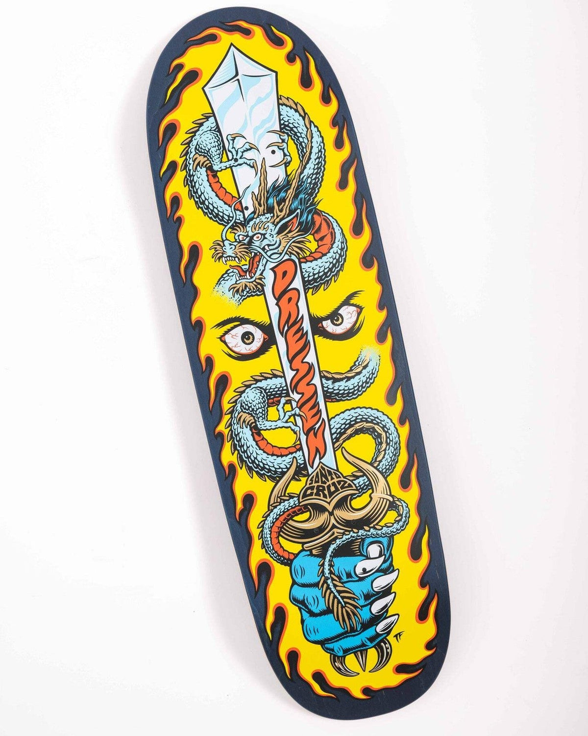Santa Cruz Eric Dressen "Sword" Pro Shaped 9.25" Skateboard Deck
