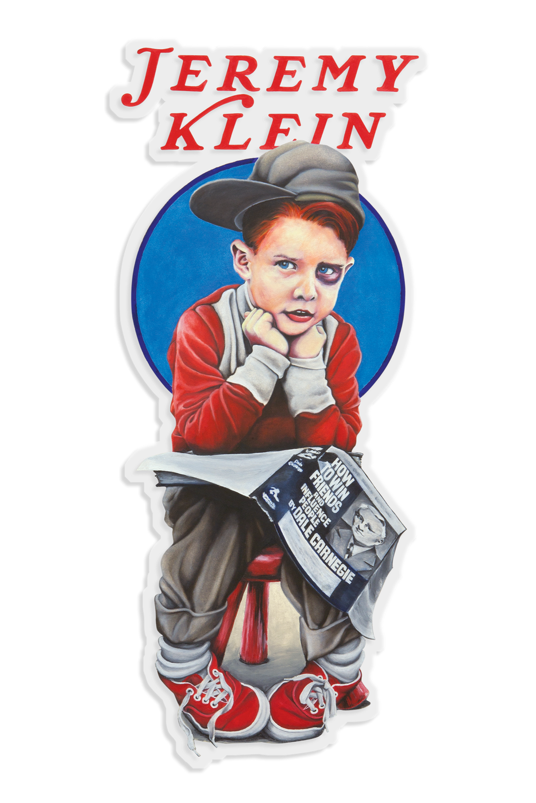 World Industries Jeremy Klein Black Eye Kid Sticker