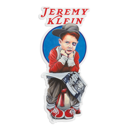 World Industries Jeremy Klein Black Eye Kid Sticker