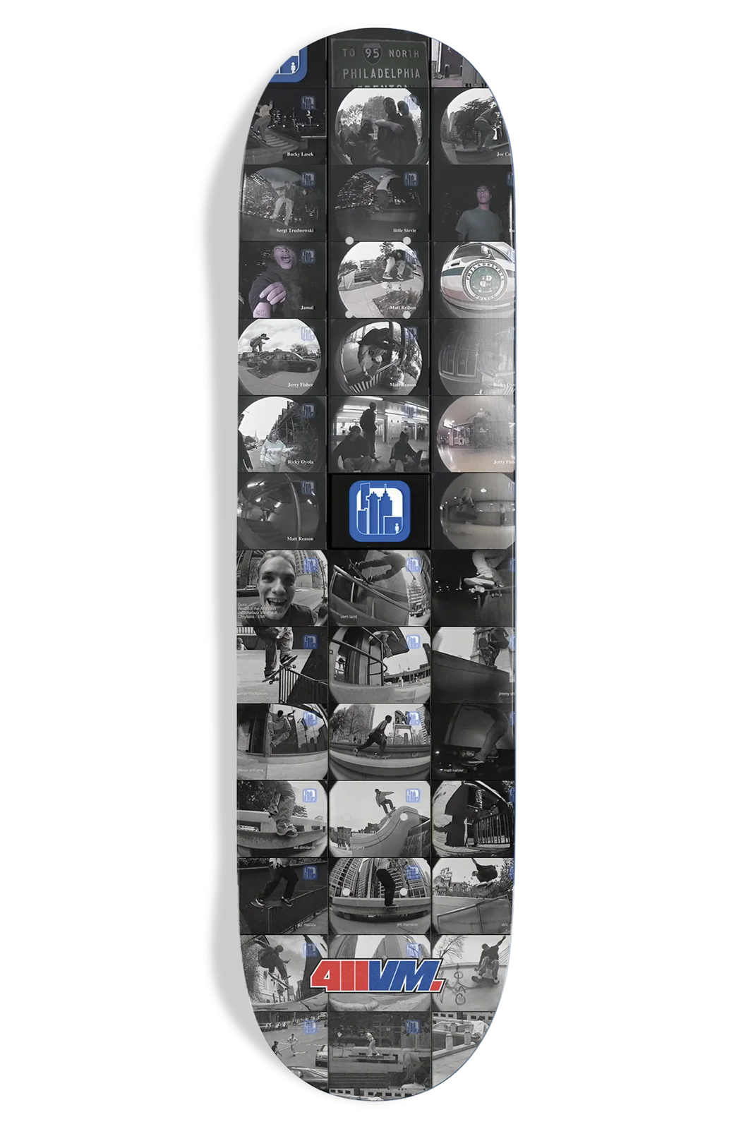 411VM Metrospective Frame Grab 8.25" Skateboard Deck