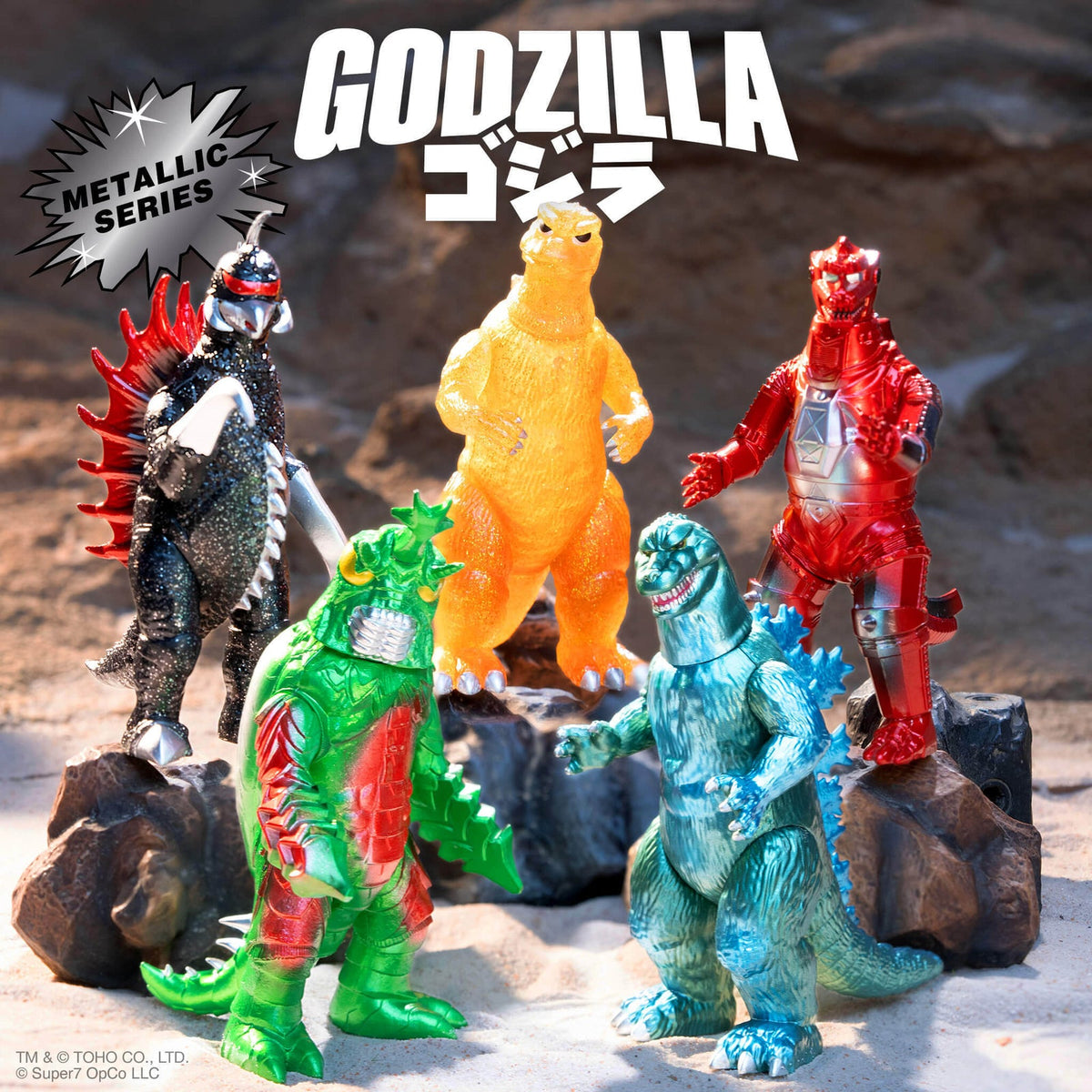 Super7 X Toho Blind Box Wave 05 (Metallic) - Individual Blind Box Toy