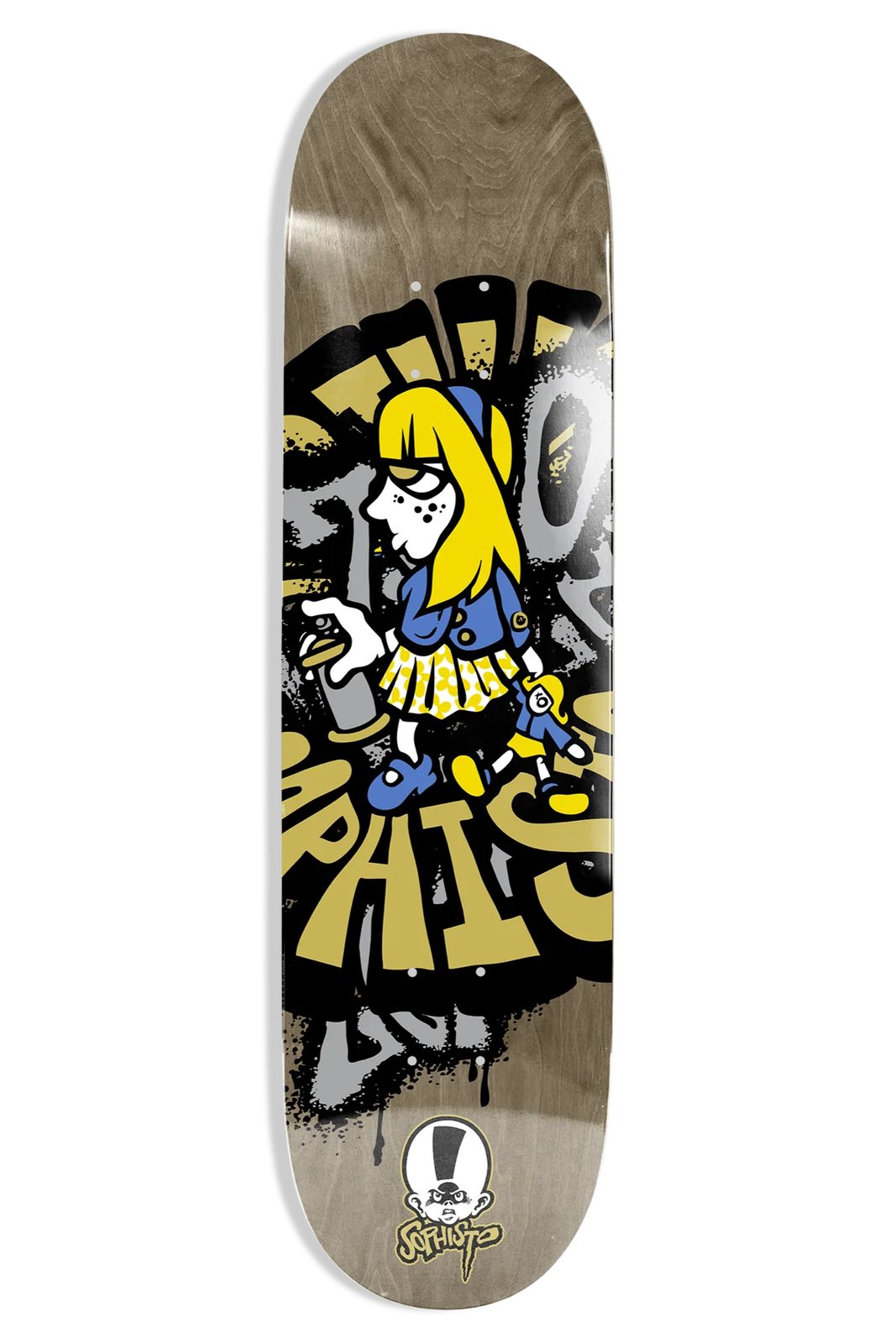 Zero Sophisto "Susie Spraycan" EX7 8.5" Skateboard Deck