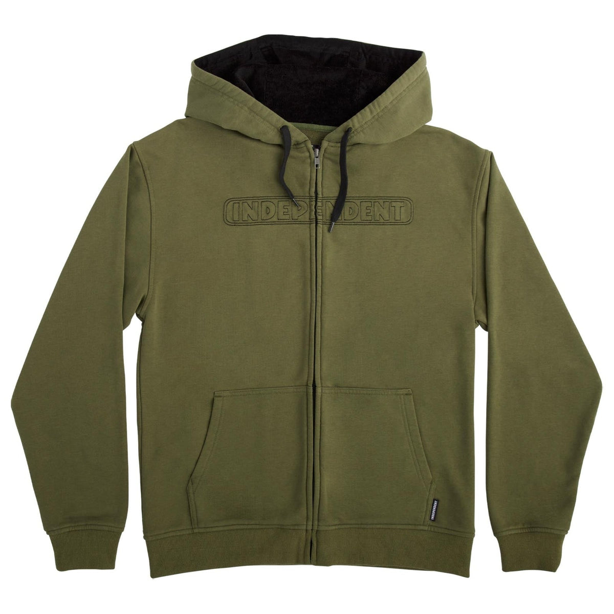 Independent Truck Bar Stitch Zip Hooded Sweatshirt