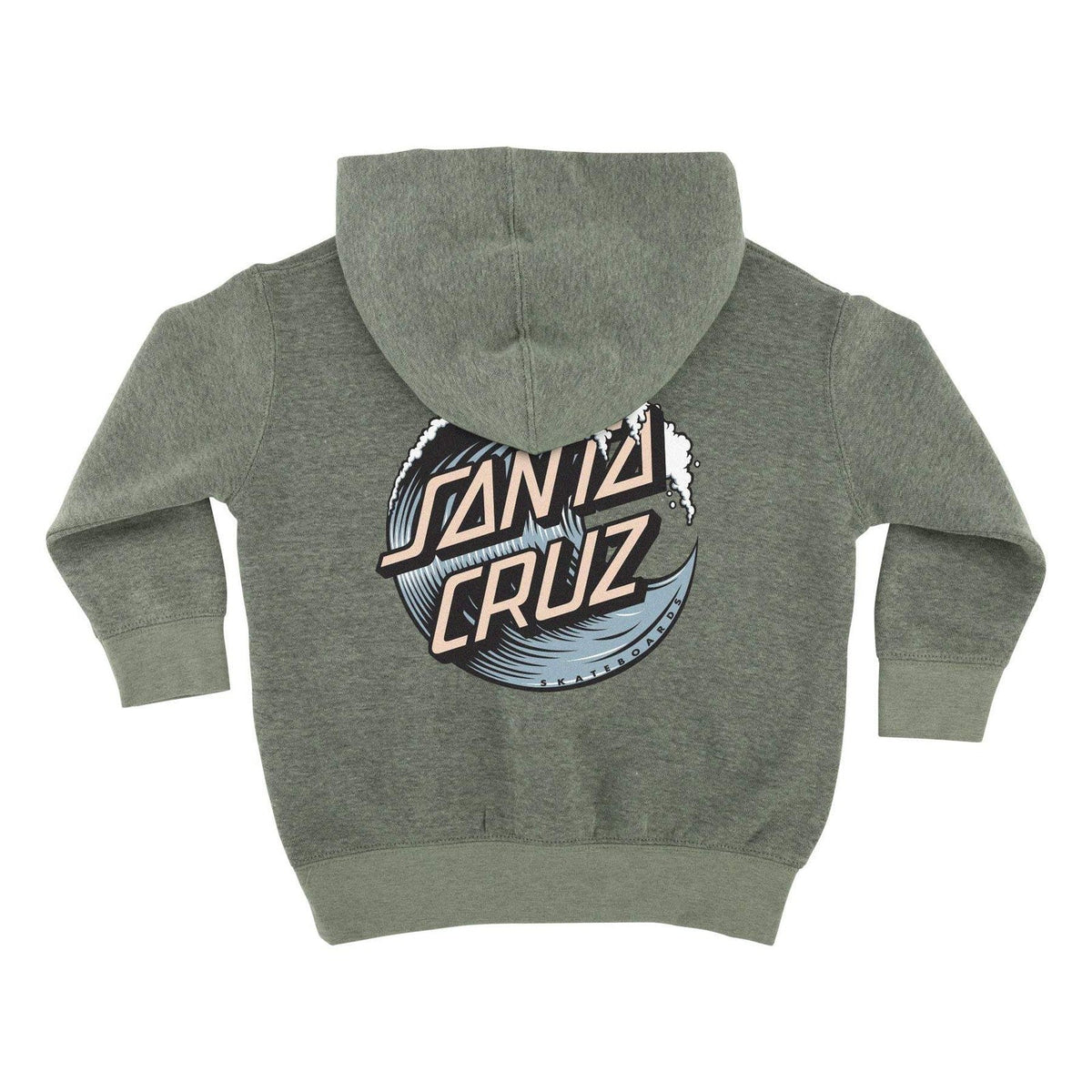 Santa Cruz Wave Dot Kids Size Pull-Over Hooded Sweatshirt