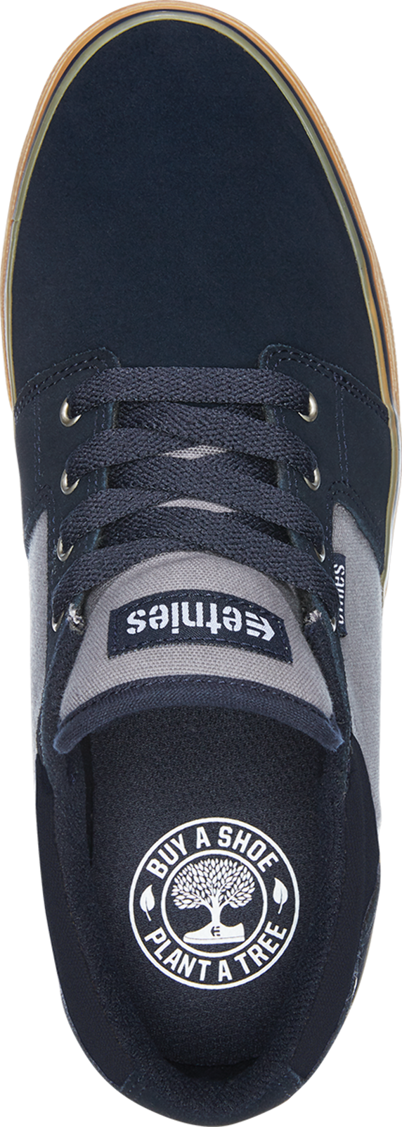 Etnies Barge Ls Navy/Grey/Gum Skateboard Shoes