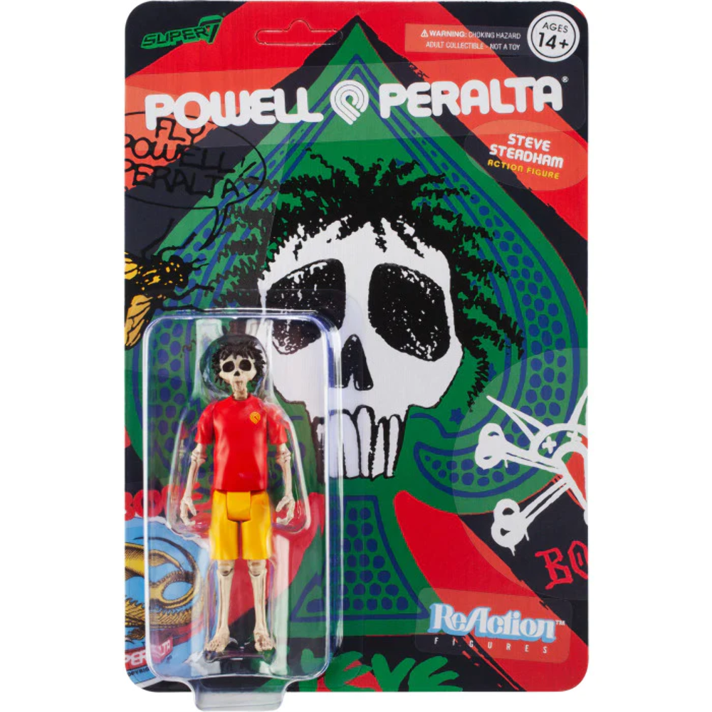 Super7 X Powell Peralta Steve Steadham Wave 3 Reaction Figure