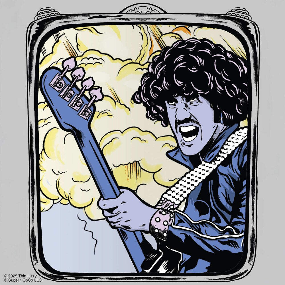 Super7 X Thin Lizzy Phil Lynott (Jailbreak) Reaction Figure