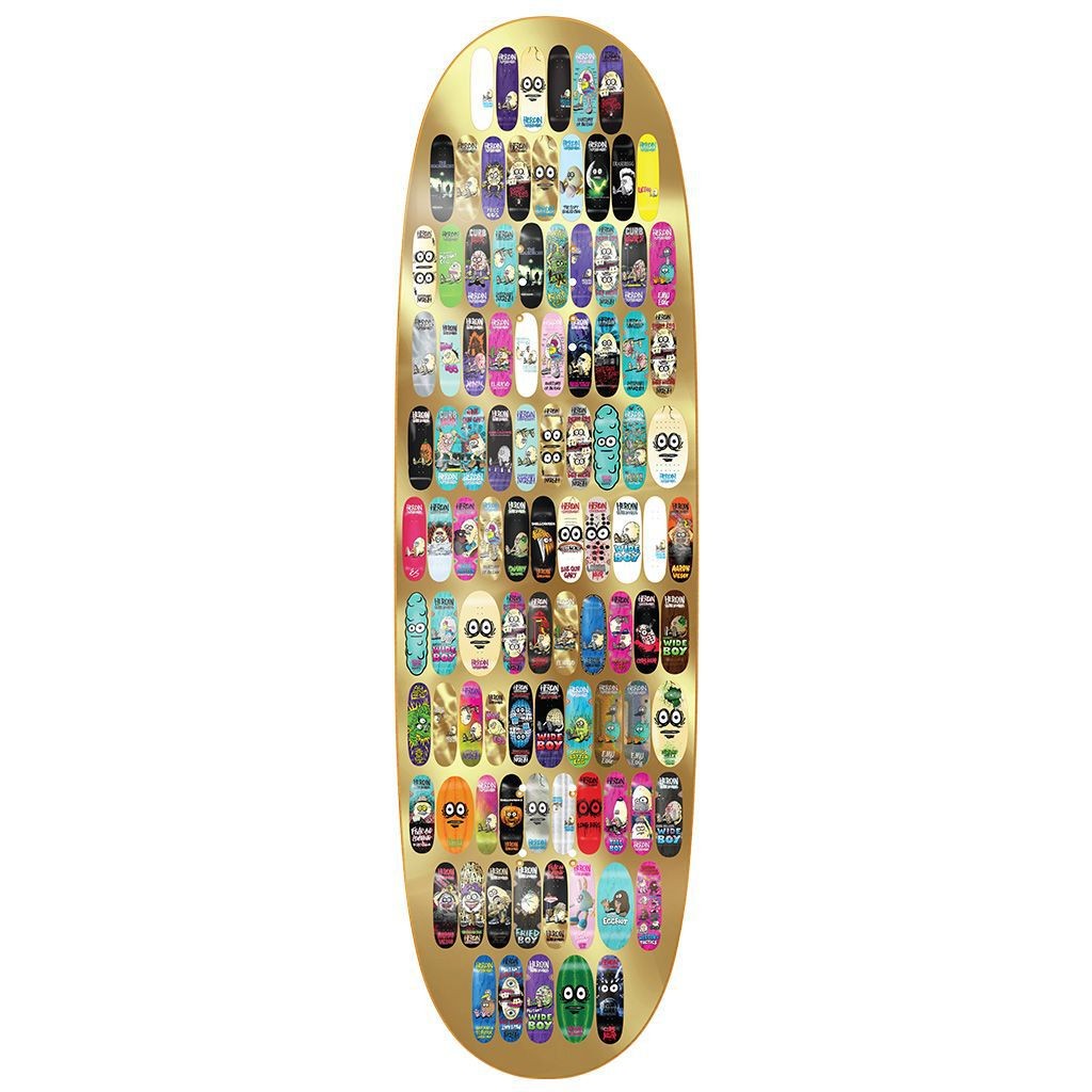 Heroin 100th Egg 9.125" Skateboard Deck