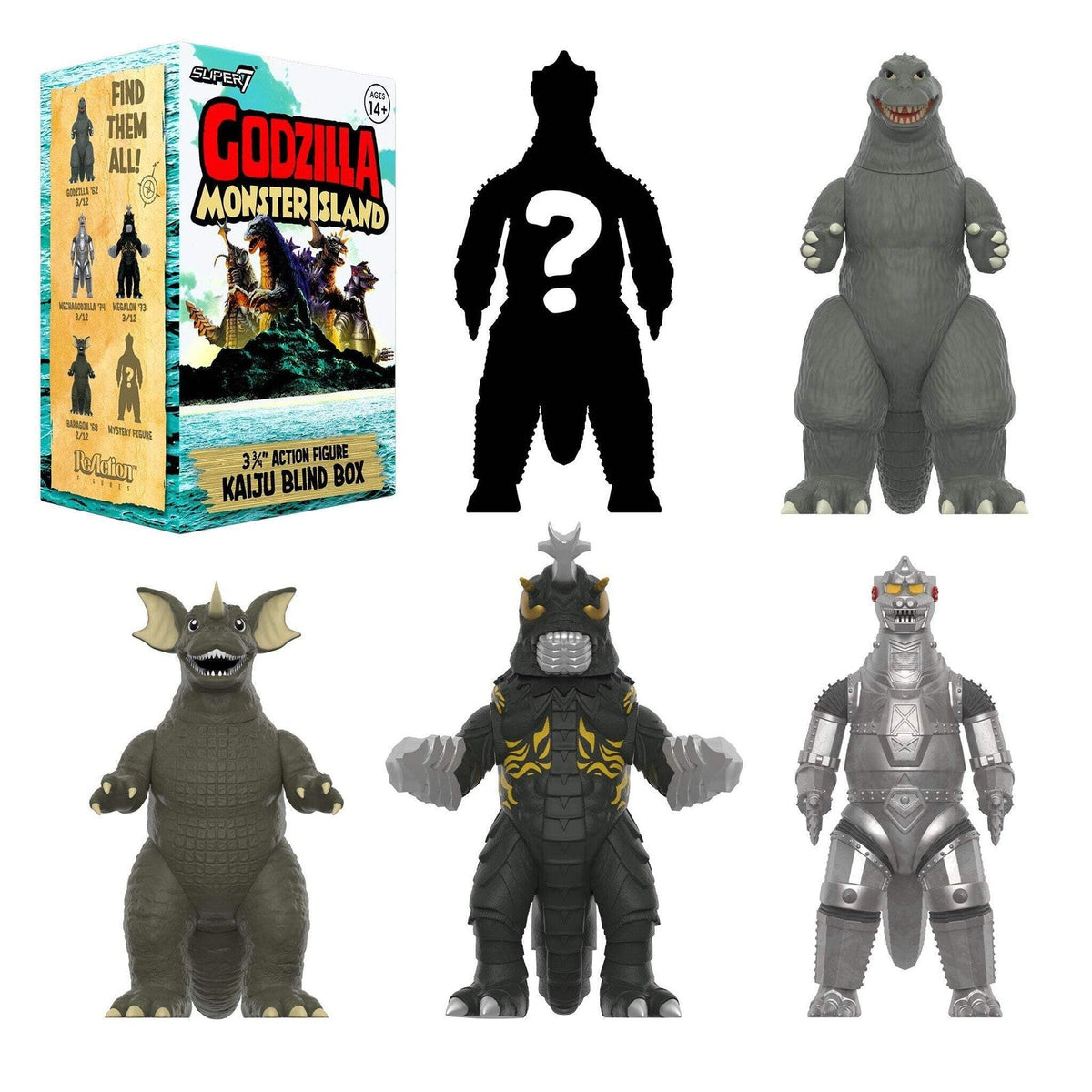 Super7 X Toho Blind Box Wave 07 (Monster Island) - Individual Blind Box