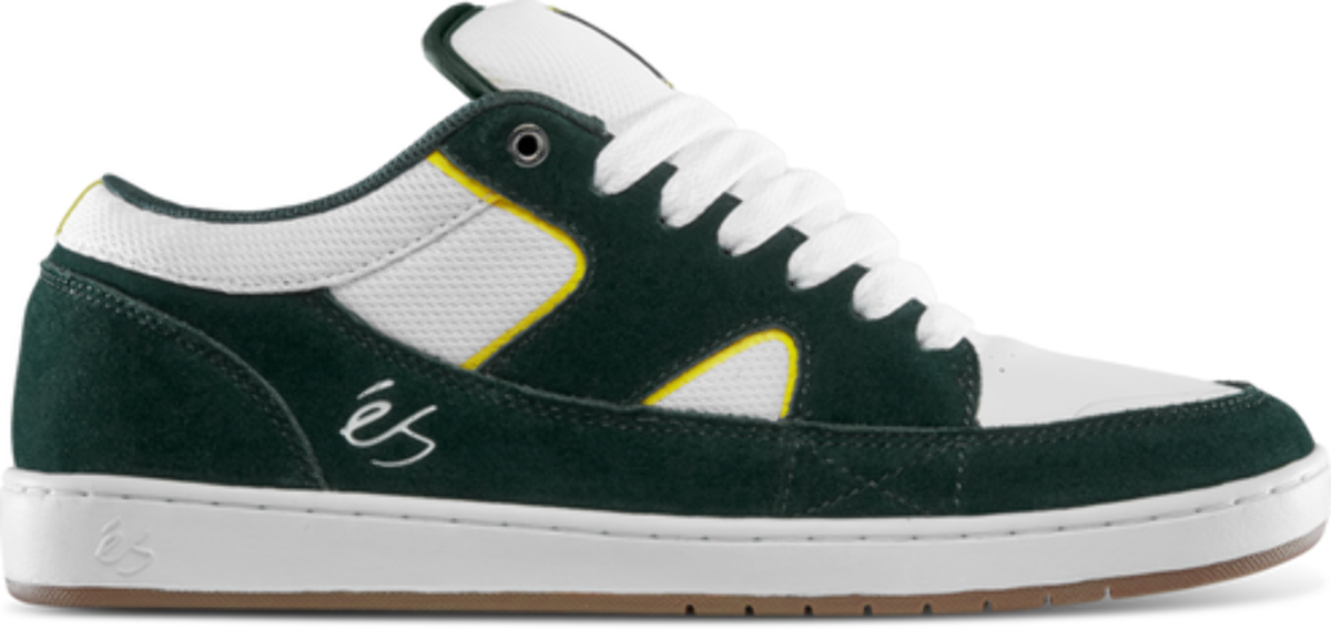 Es Sophisto Green/White Skate Shoes