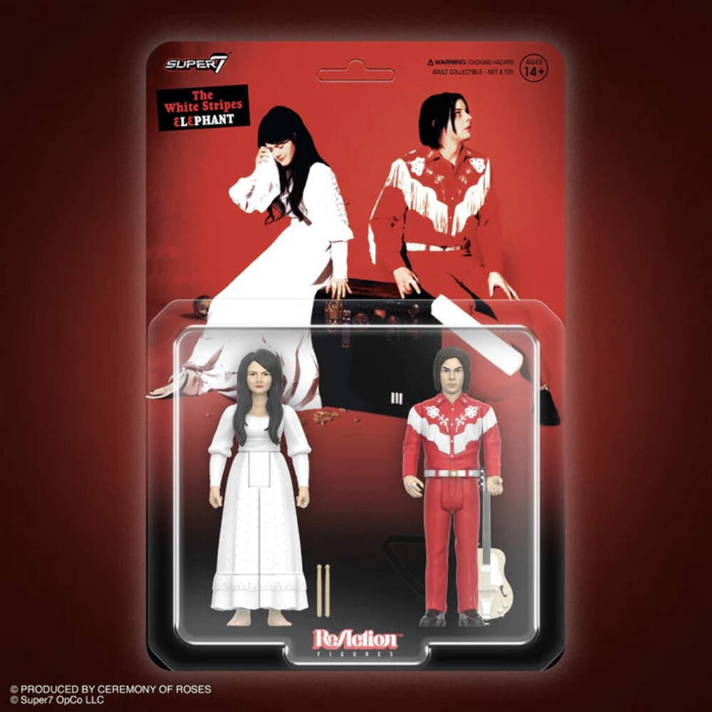 Super7 X The White Stripes (Elephant) Reaction Figures