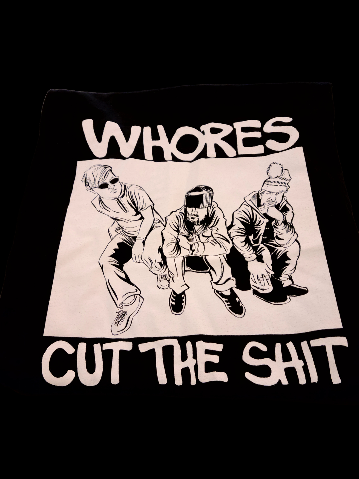 Whores "Cut The Sh*T" T-Shirt Design By Brian Walsby