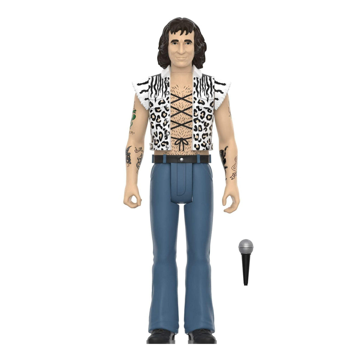 Super7 X Bon Scott - Leopard Print - Reaction Figure