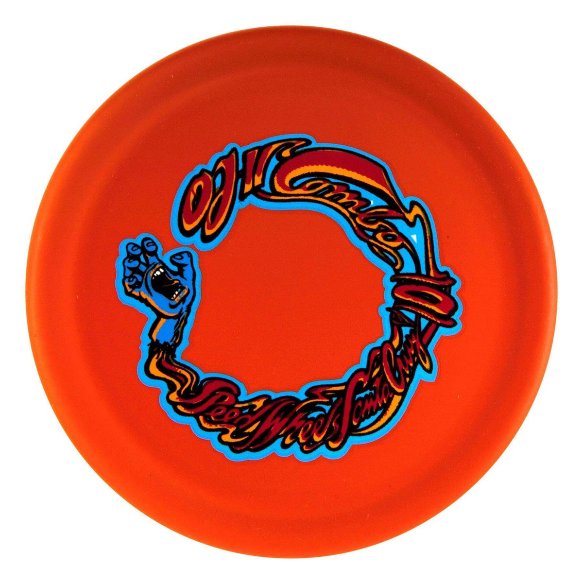 Santa Cruz Speed Wheels Screaming Hand Orange Pint Glass