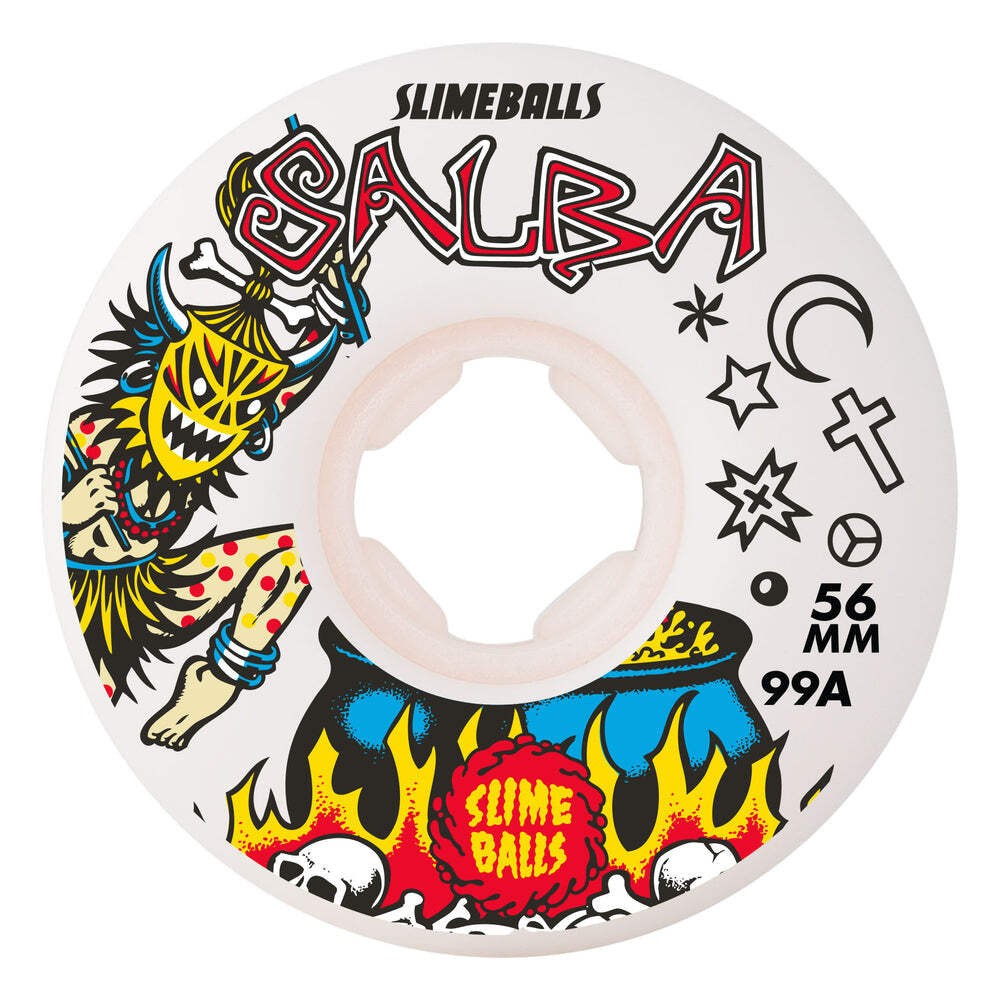 Slime Balls Salba Witch Doctor Chubbies 56mm 99A Skateboard Wheels