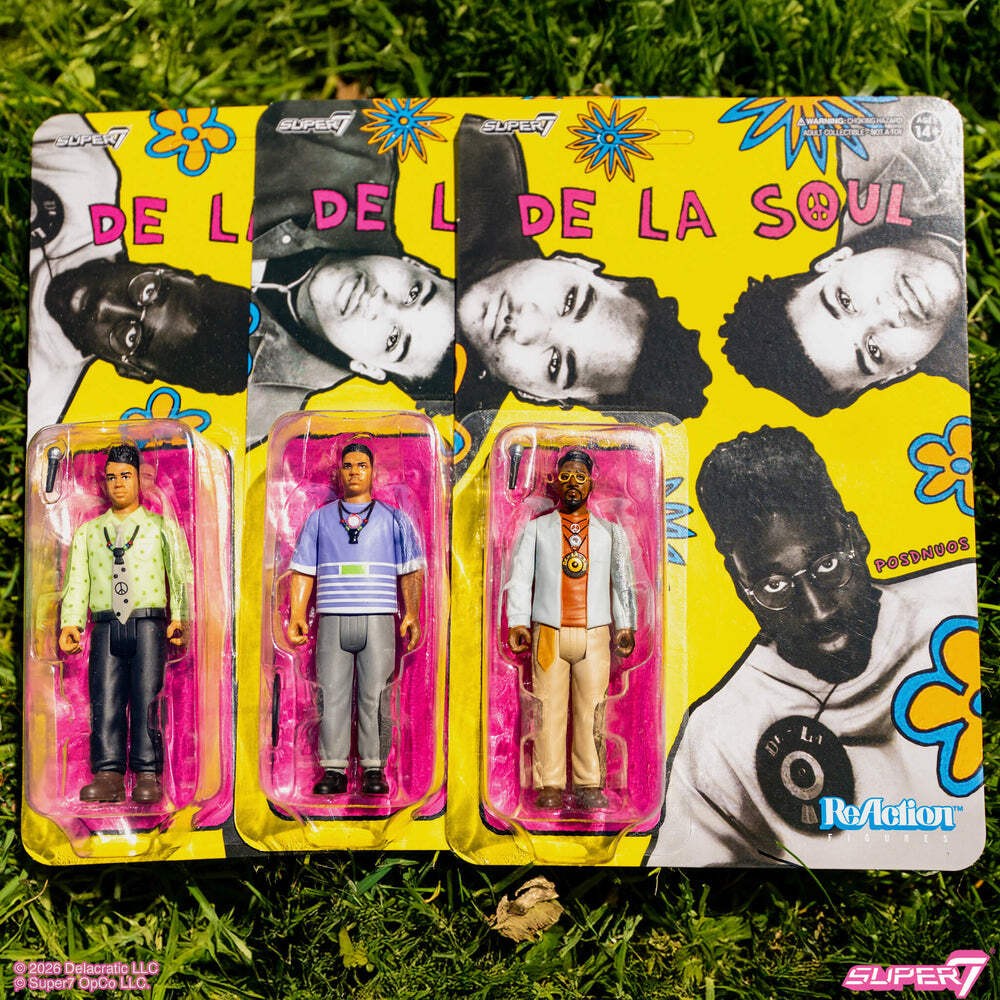 Super7 X De La Soul Vincent, Kelvin, And David (Me, Myself & I) 3 Pk Reaction Fi