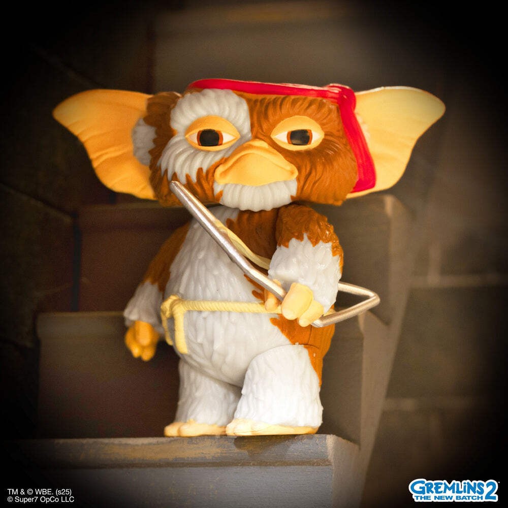 Super7 X Gremlins - Gizmo (Battle Ready Character Card) Reaction Figure