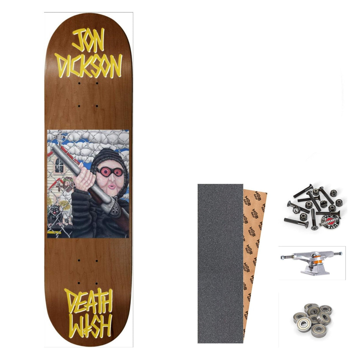 Deathwish Jon Dickson All Screwed Up 8.475" Complete Skateboard