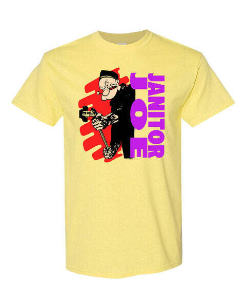 Janitor Joe "Popeye" T-Shirt W/ Amphetamine Reptile Noise Back Logo