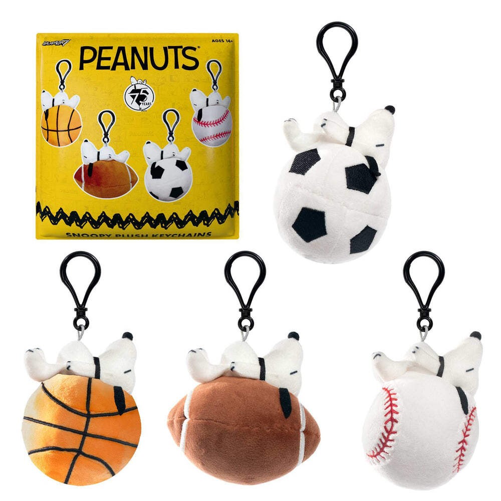Super7 X Peanuts - Super Duper Plush Keychain - Wave 01 - Individual Blind Bag