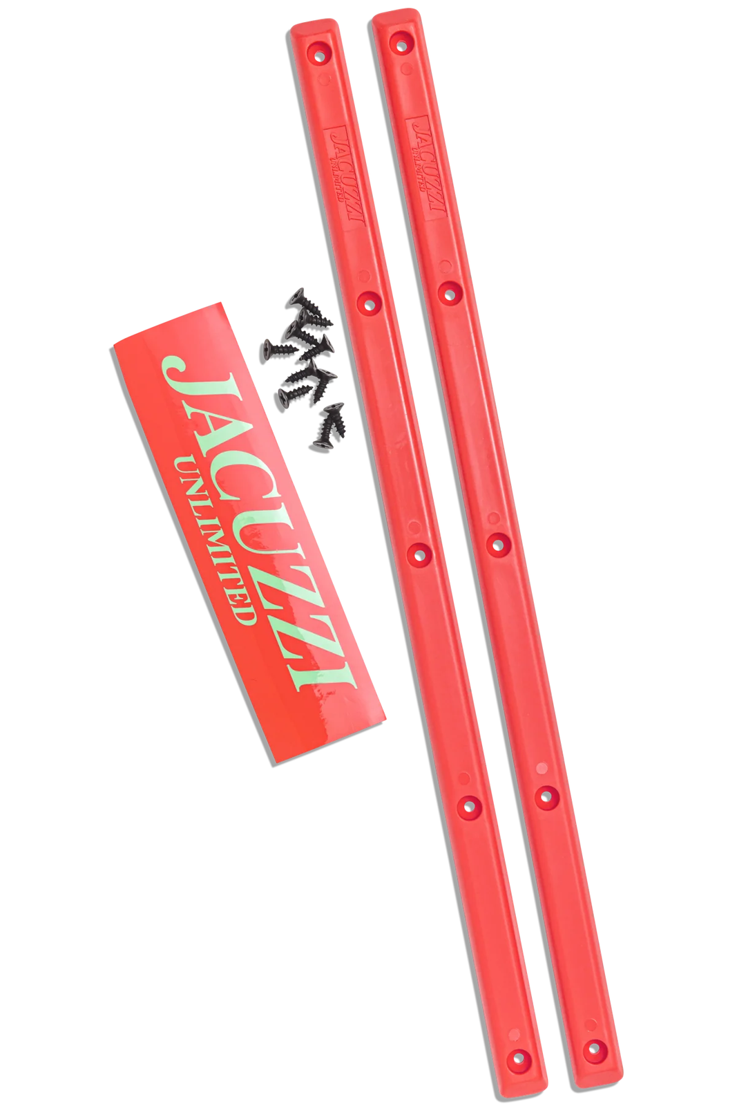 Jacuzzi "Red" Skateboard Rails (Sold As Pair)