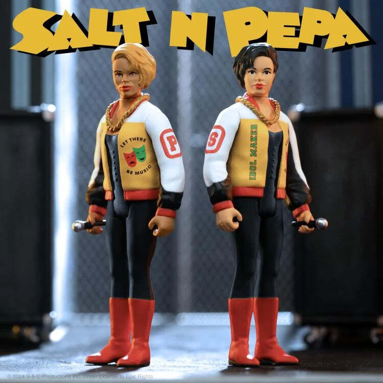 Super7 X Salt-N-Peppa Reaction Figure