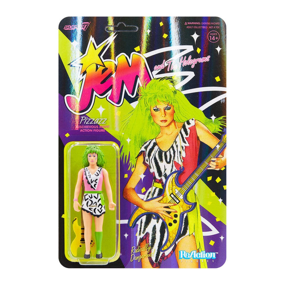Super7 X Jem And The Holograms - Pizzazz Reaction Figure